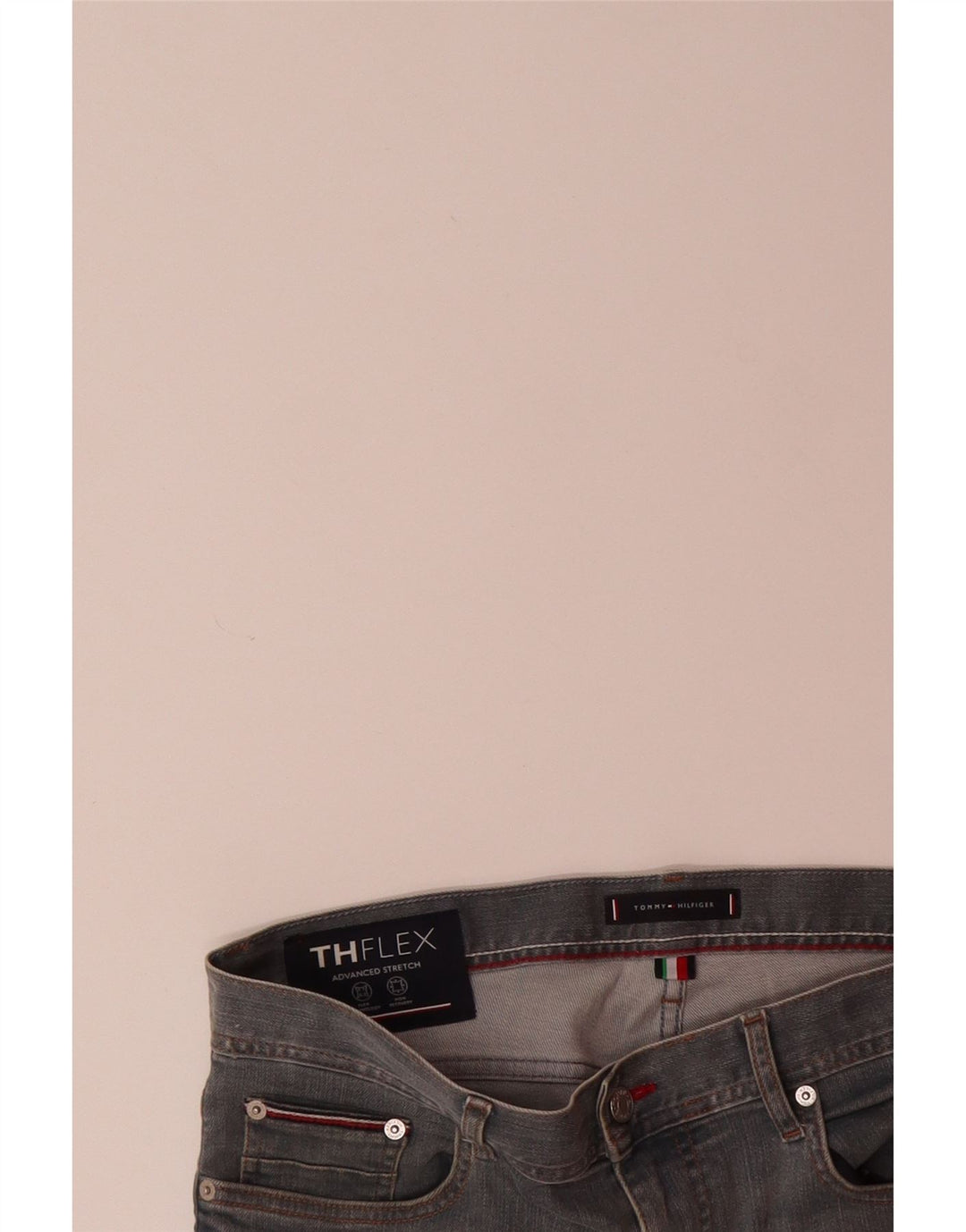 TOMMY HILFIGER Mens Slim Jeans W34 L32 Blue Cotton