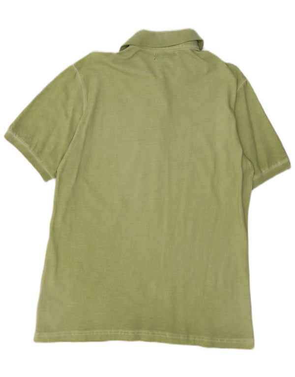 BEST COMPANY Herren-Poloshirt mit Grafik, mittelgrüne Baumwolle