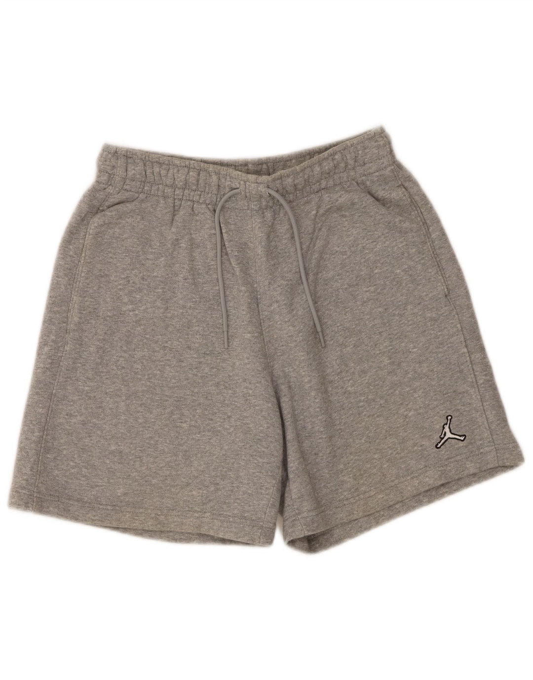 Jordan Herren-Sportshorts, klein, grau gefleckte Baumwolle