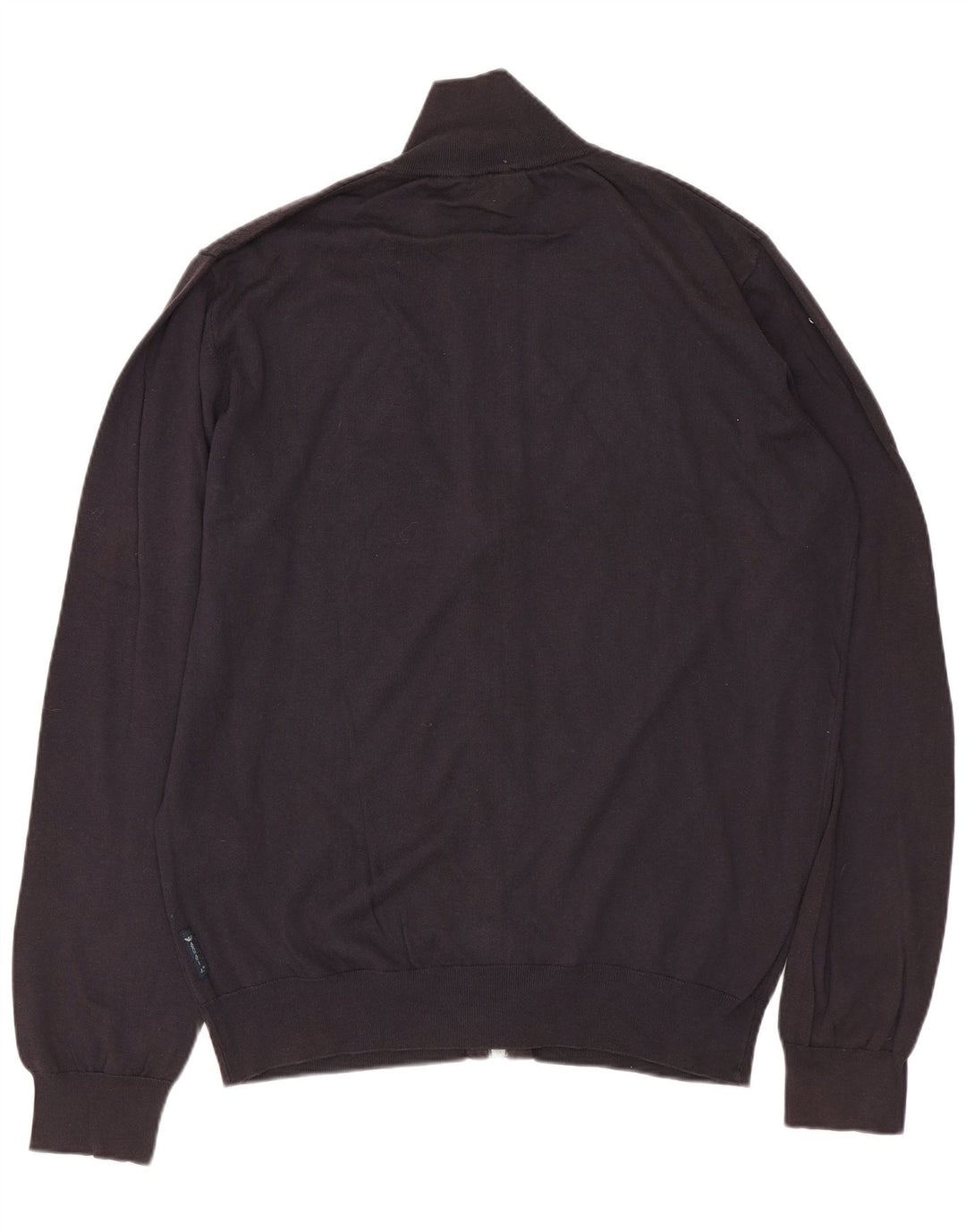 ARMANI JEANS Herren-Strickjacke aus mittelblauer Baumwolle