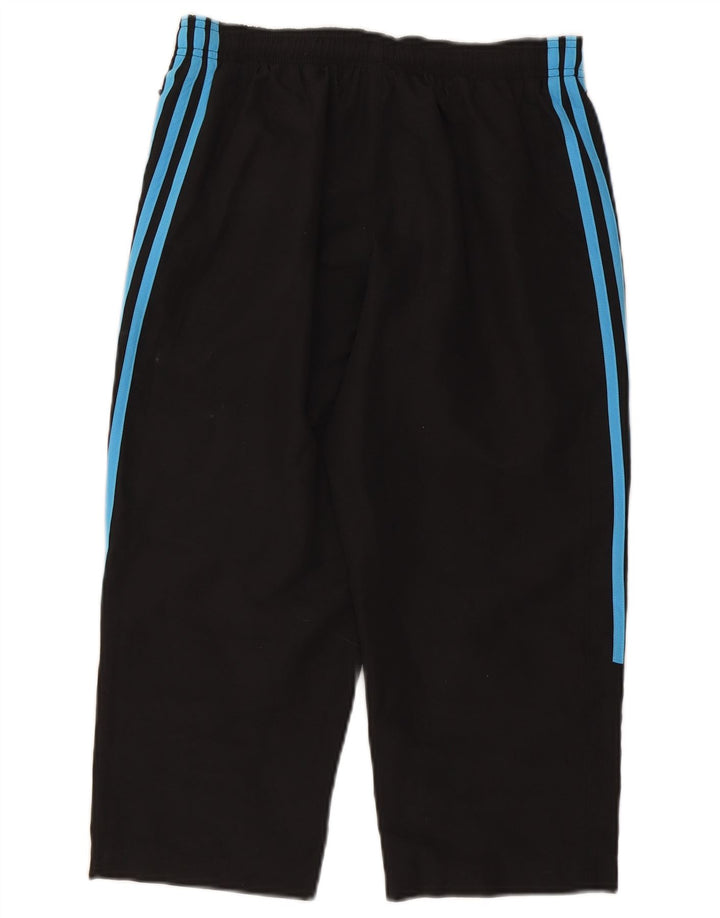 Adidas Damen Capri-Trainingshose, UK 10, Größe S, Schwarz, Polyester