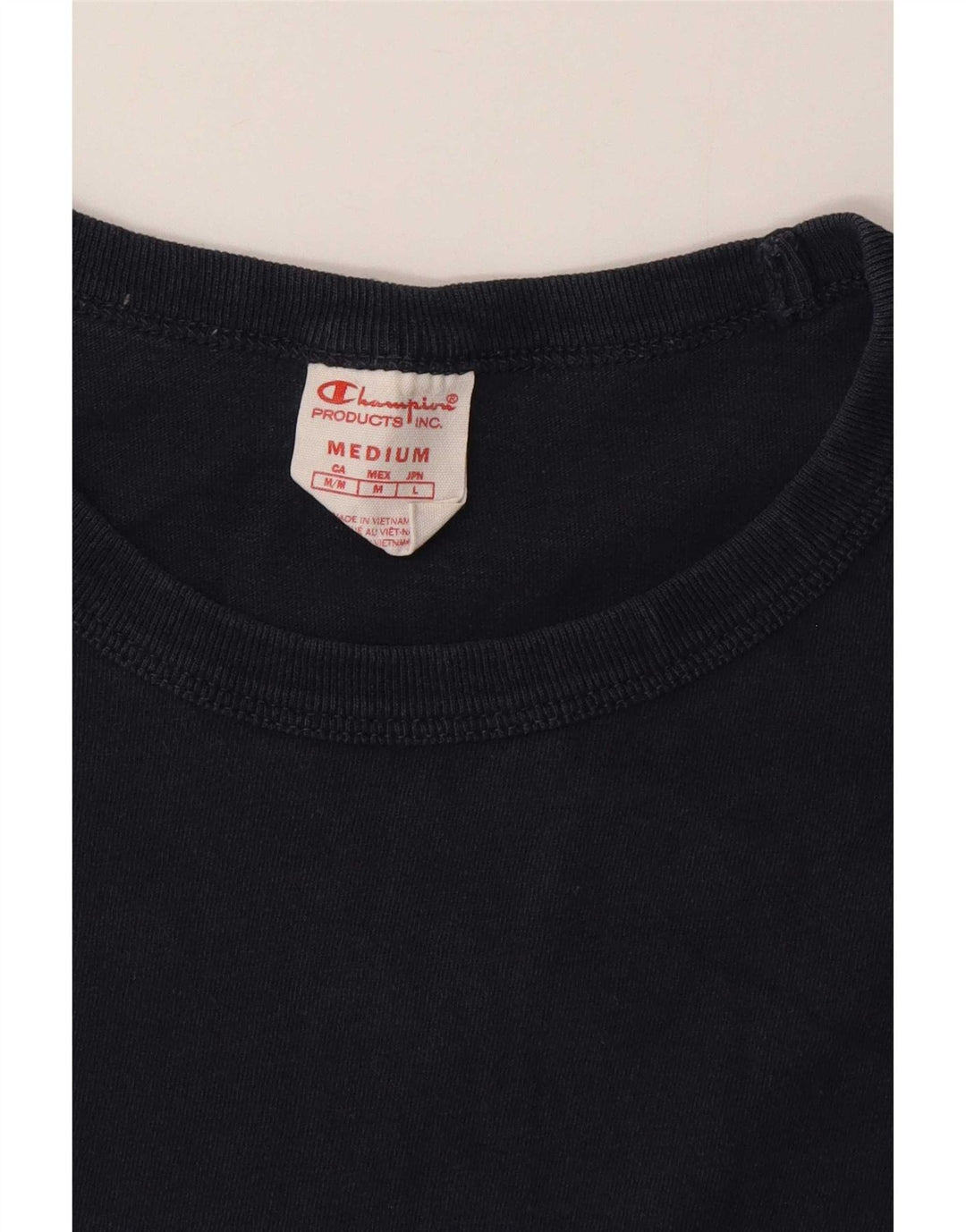 Champion Damen T-Shirt Top UK 14 Medium Marineblau