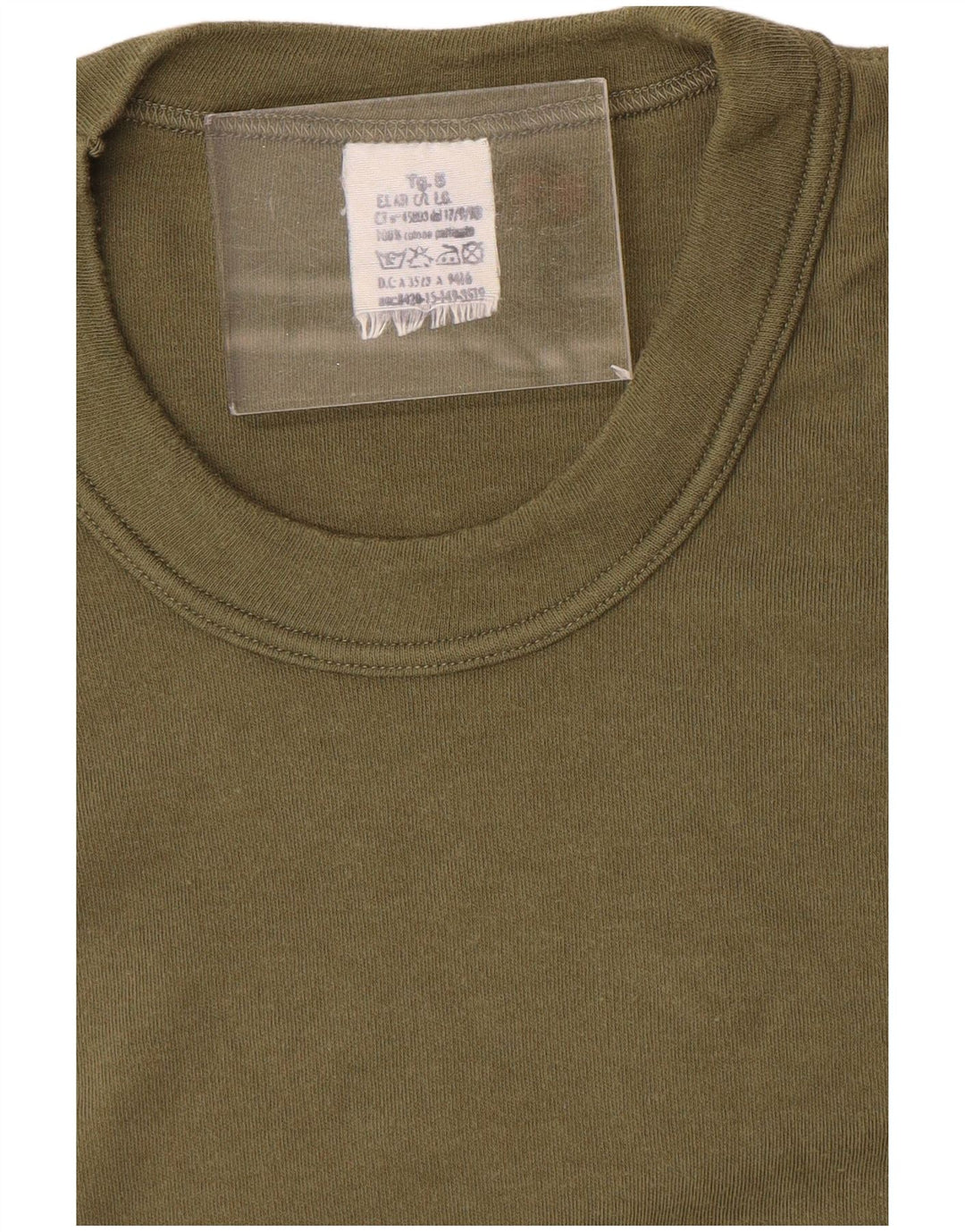 Vintage Herren T-Shirt Top Medium Khaki Baumwolle