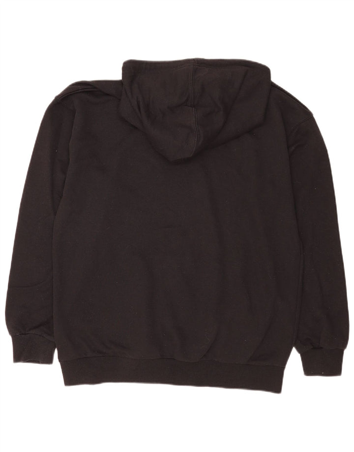 Umbro Herren-Hoodie-Pullover aus mittelschwarzer Baumwolle