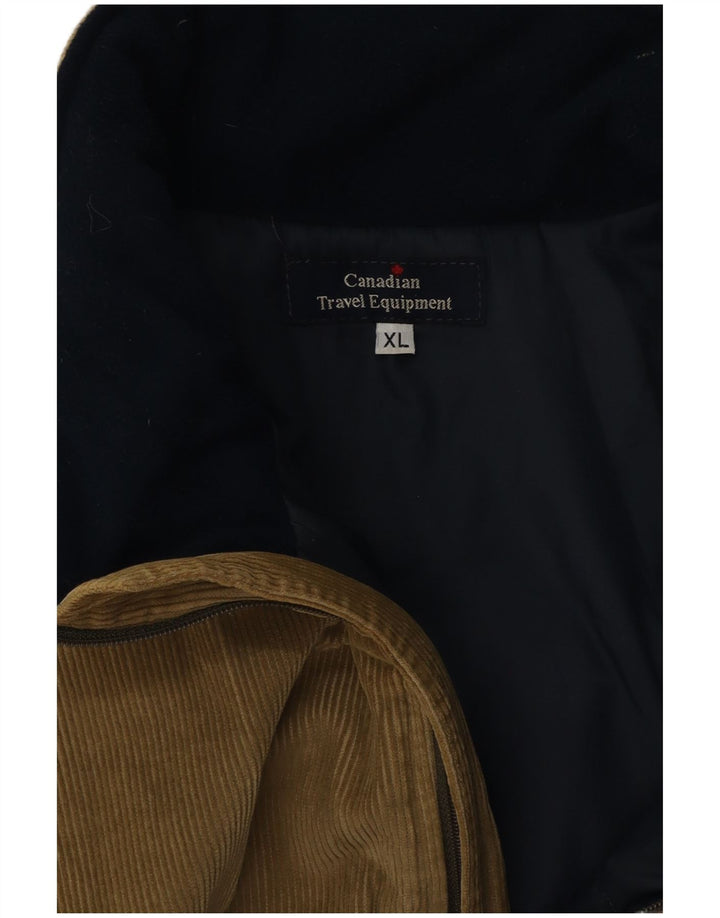 Kanadische Herren-Cordjacke UK 42 XL Khaki