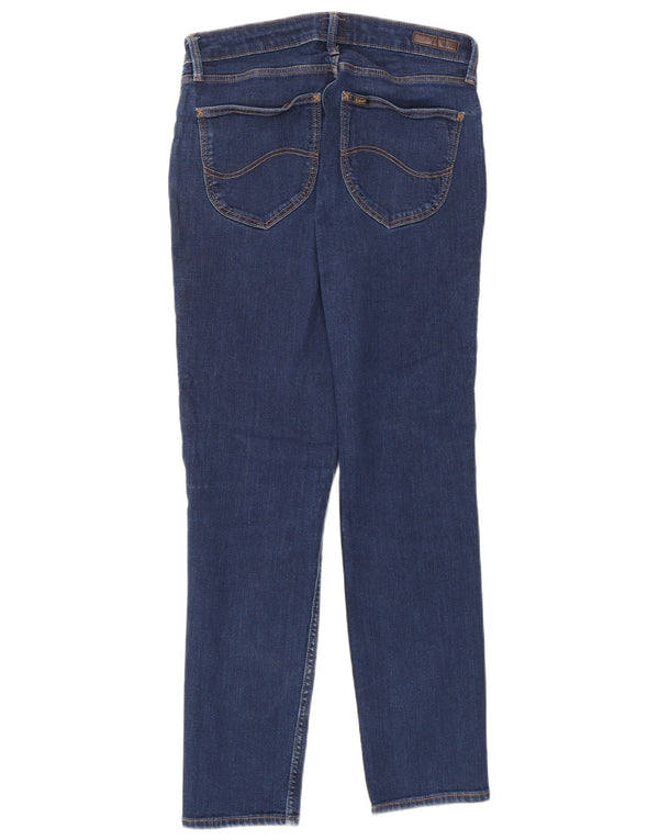 Lee Damen Elly Slim Jeans W30 L29 Marineblau Baumwolle