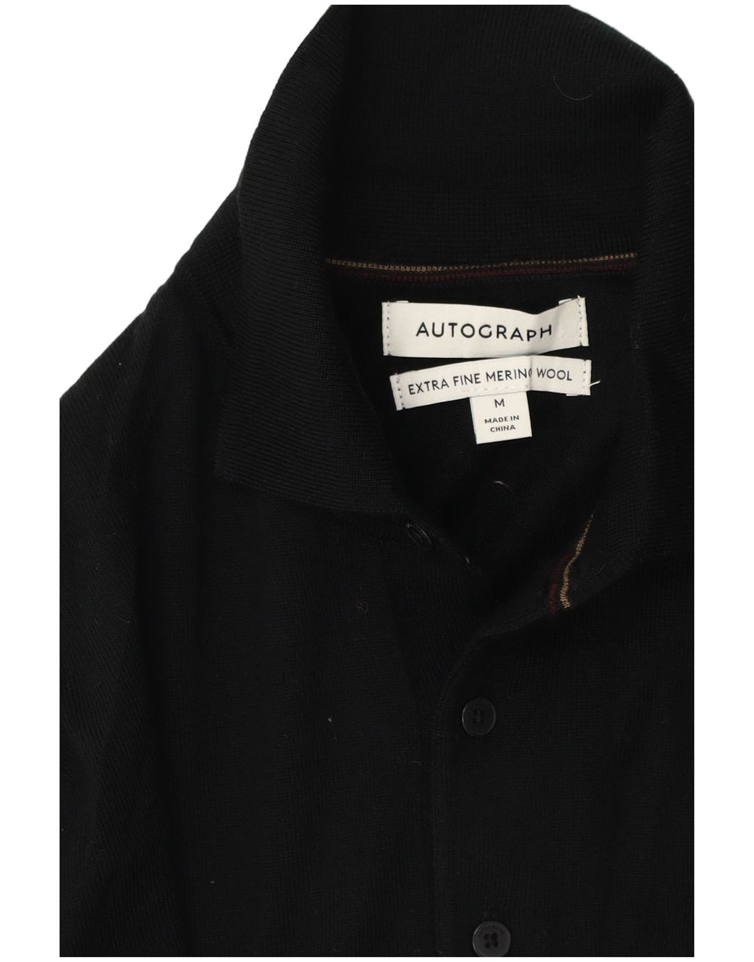 Marks & Spencer Herren Autograph Polo Neck Pullover Pullover Medium Schwarz