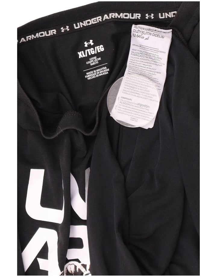 Under Armour Herren Graphic T-Shirt Top XL Schwarz Baumwolle