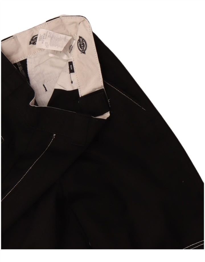 Dickies Herren Straight Cargo Hose W24 Schwarz Polyester