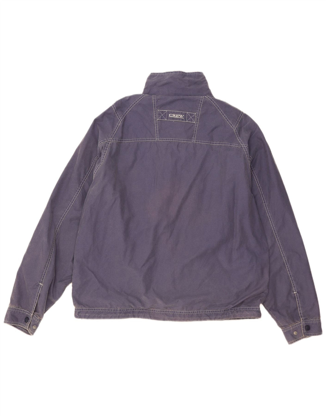 Crew Clothing Herren Bomberjacke UK 38 Mittelblaue Baumwolle