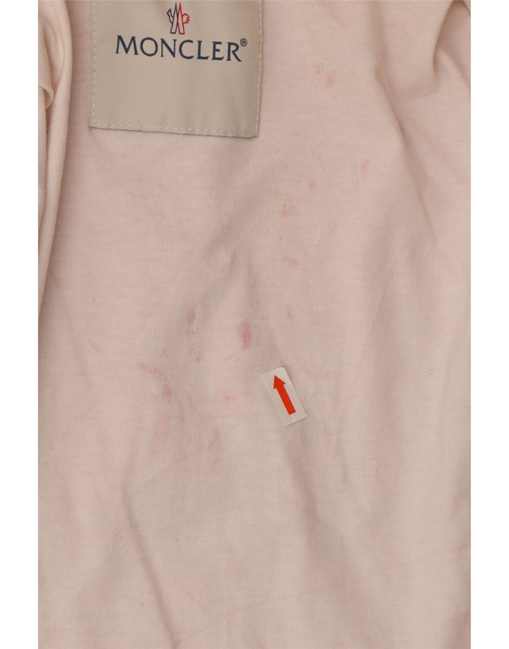 Moncler Mädchen-Regenjacke mit Grafik, 15–16 Jahre, rotes Polyamid