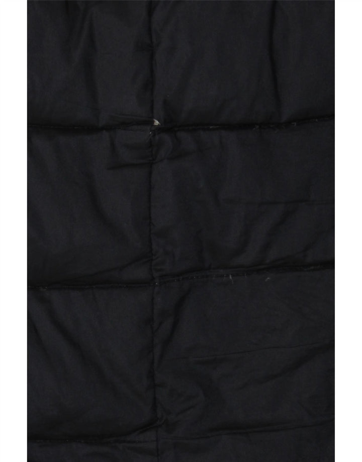Ellesse Womens Hooded Wattierter Mantel UK 18 XL Schwarz Polyester