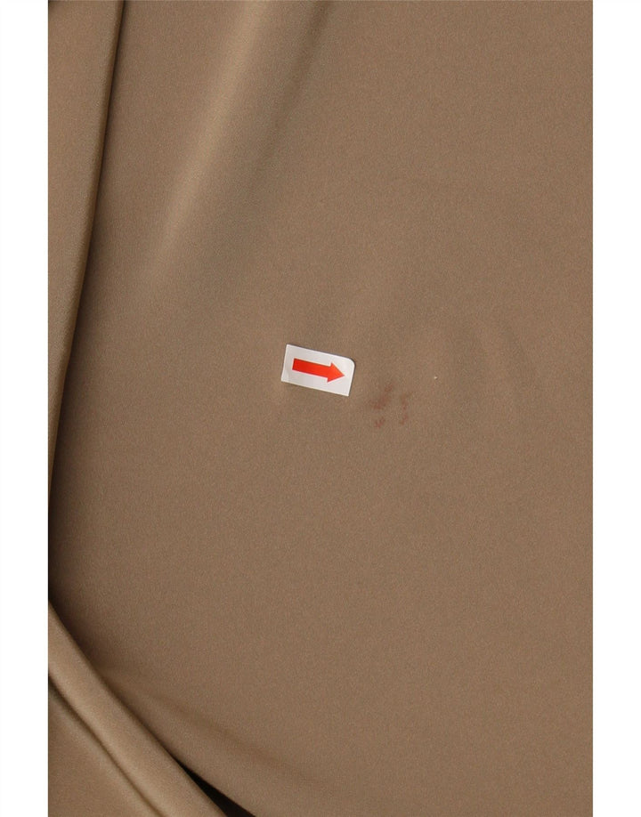 WALLIS Damen Langarm-Maxikleid US 8 Medium Beige