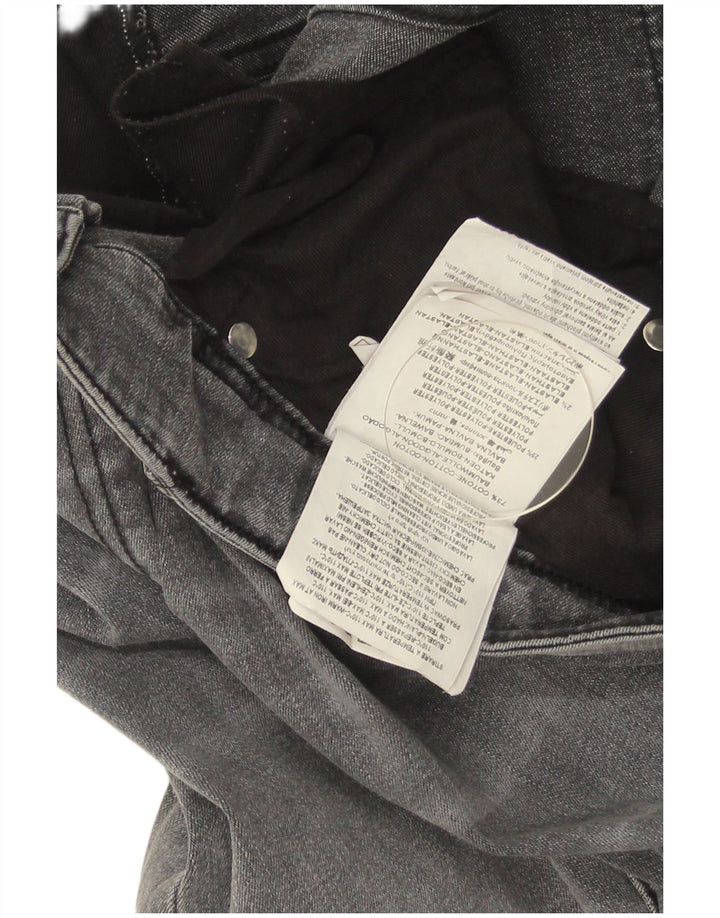 Replay Herren Grover Straight Jeans W34 L27 Graue Baumwolle
