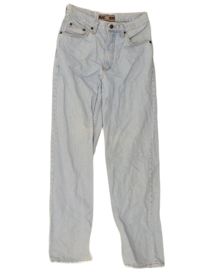 Trademark Herren Straight Jeans W30 L32 Blaue Baumwolle