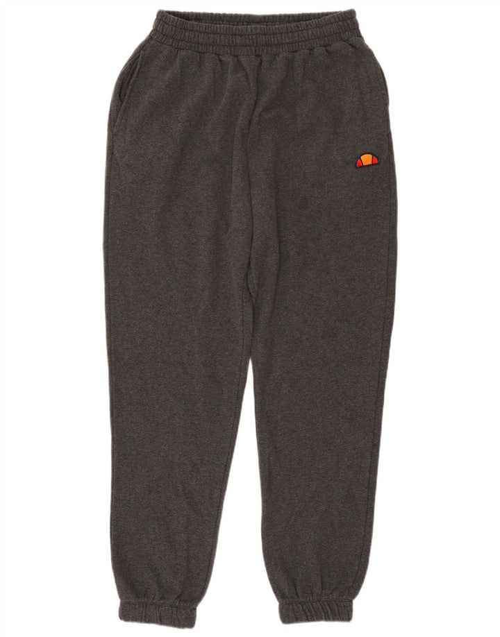 Ellesse Herren-Trainingshose, Jogginghose, groß, graue Baumwolle