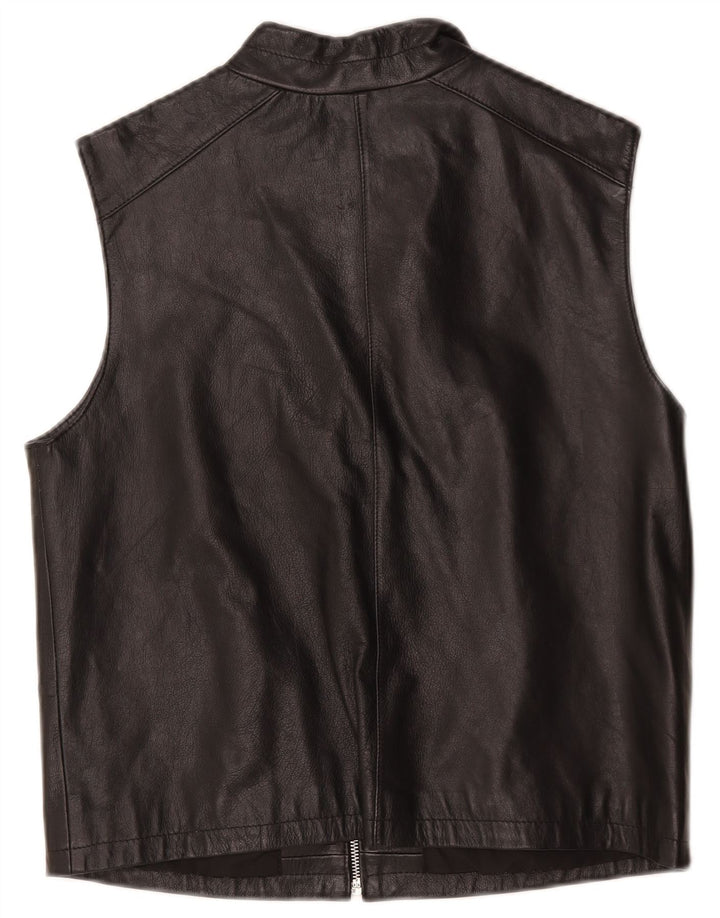 Conbipel Damen Lederweste IT 44 Medium Schwarz