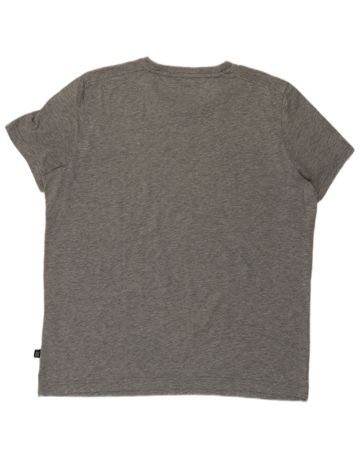Puma Herren Grafik T-Shirt Top XL Grau Baumwolle