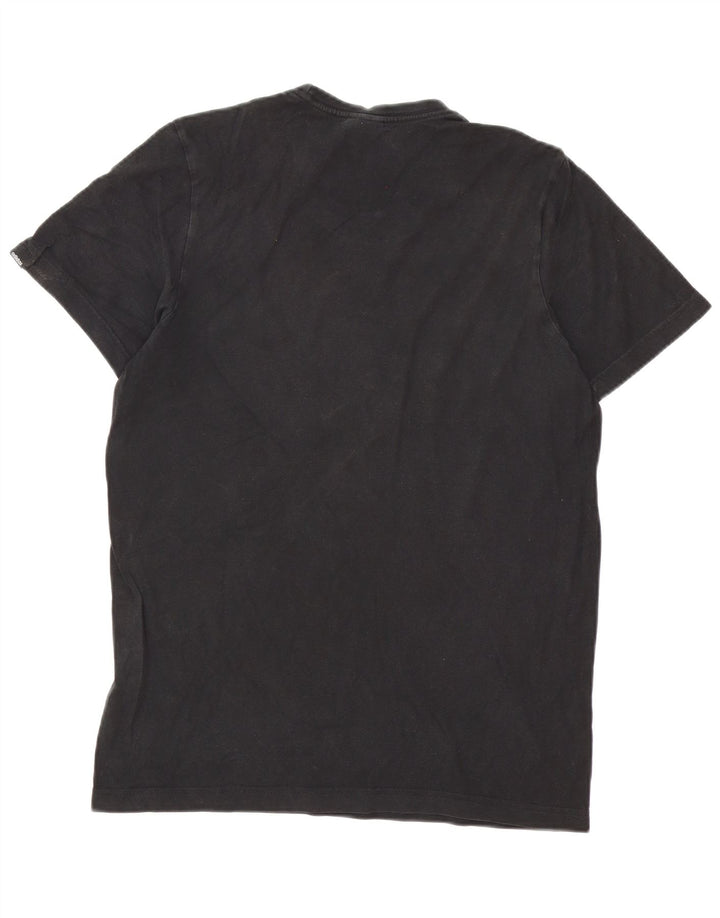Adidas Herren Grafik T-Shirt Top Small Schwarz