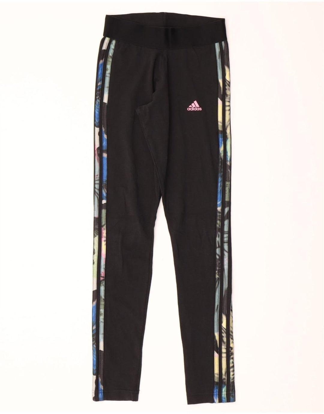 ADIDAS Womens Leggings UK 4/6 XS  Black Vintage Adidas and Second-Hand Adidas from Messina Hembry 