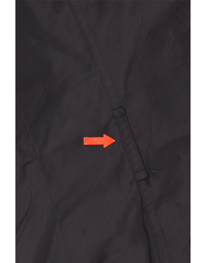 Zara Damen Utility-Jacke UK 14 Large Marineblaues Polyester