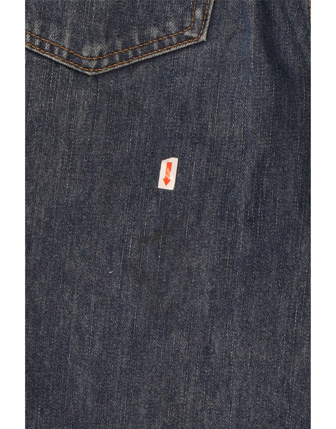 Wrangler Herren Straight Jeans W32 L32 Marineblaue Baumwolle