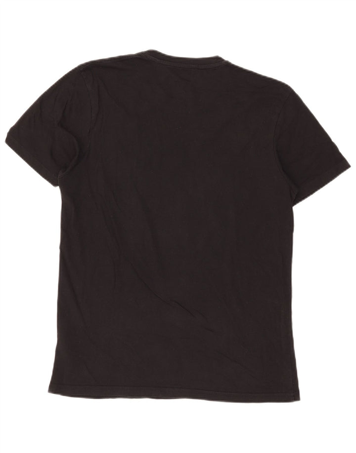 Alpha Industries Herren-T-Shirt mit Grafik, Größe S, schwarze Baumwolle