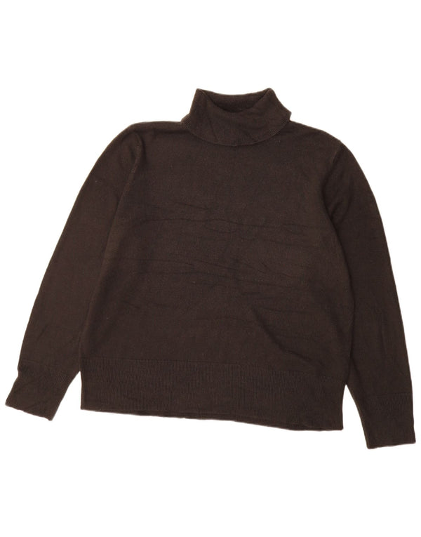 Marks & Spencer Rollkragenpullover für Damen, UK 18, XL, Schwarz, Acryl