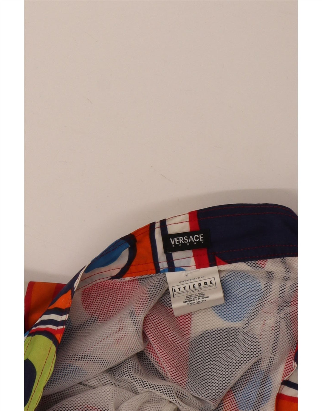 Versace Herren Ittierre Chino Shorts W34 Large Mehrfarbig Geometrisch