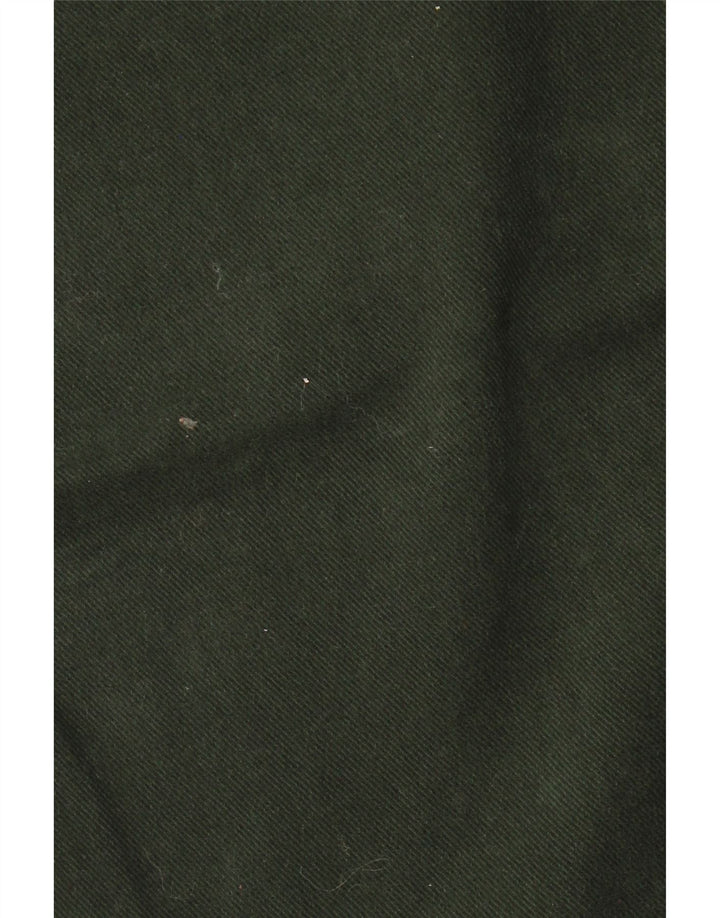 VINTAGE Damen High Waist Slim Jeans EU 36 Small W28 L31 Grüne Baumwolle