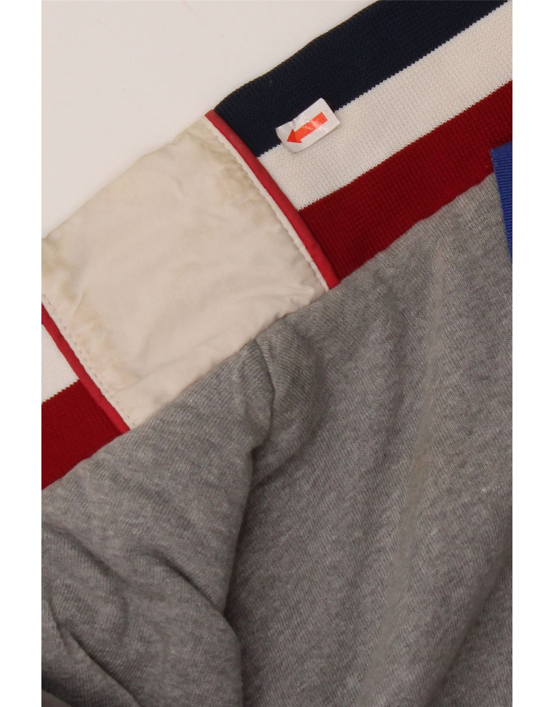 NORTH SAILS Grafische Herren-Bomberjacke UK 42 XL Graues Colourblock-Polyamid