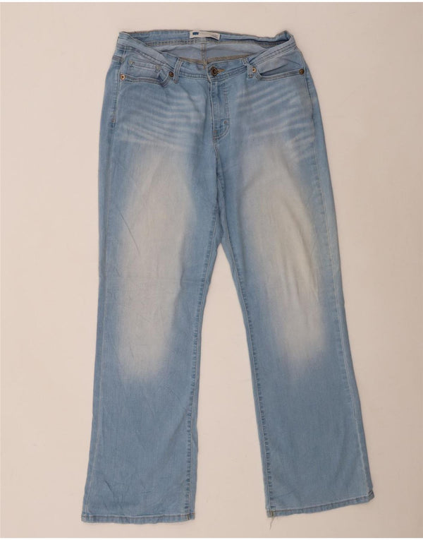 Levi's Damen 529 Curvy Bootcut Jeans W32 L32 Blaue Baumwolle