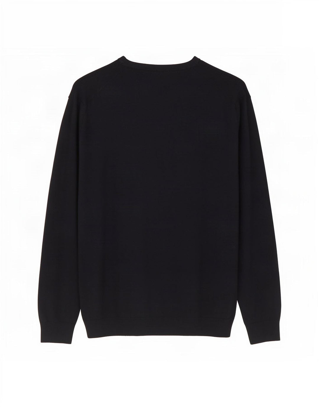 Zara Herren-Pullover mit Rundhalsausschnitt, Größe L, Marineblau