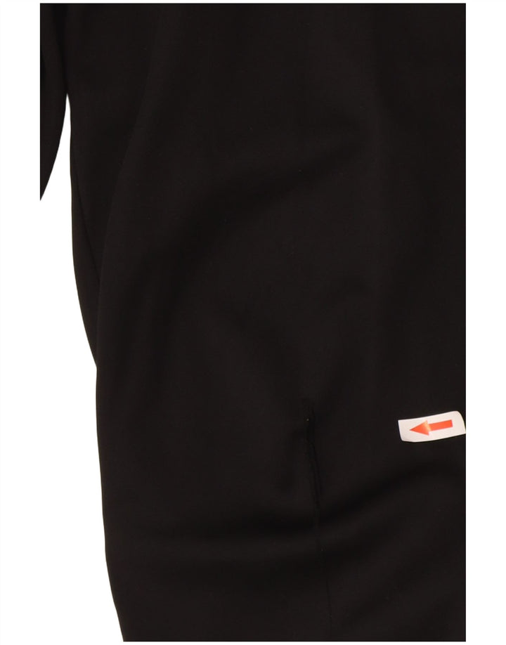 Nike Herren Dri Fit Trainingshose Mittelschwarzes Colourblock-Polyester