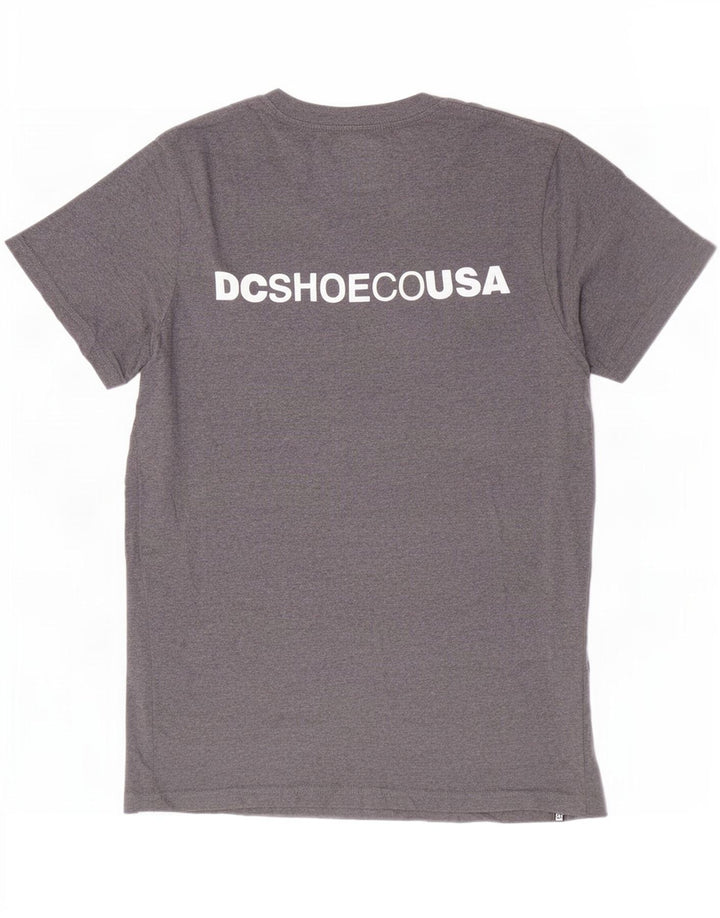 DC Herren-T-Shirt mit Grafik, Größe S, Grau