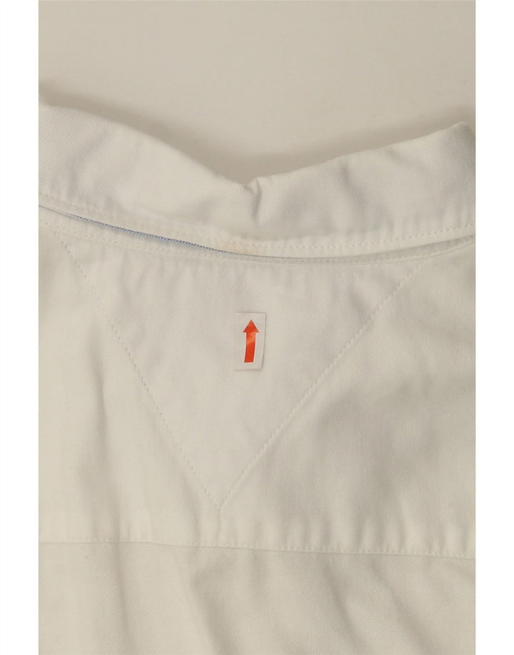TOMMY HILFIGER Womens Shirt US 10 Large White Vintage Tommy Hilfiger and Second-Hand Tommy Hilfiger from Messina Hembry 