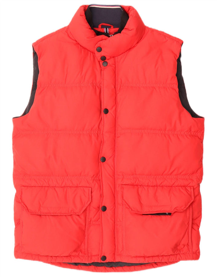 Tommy Hilfiger Herren Wattierte Weste UK 42 XL Rot Polyester