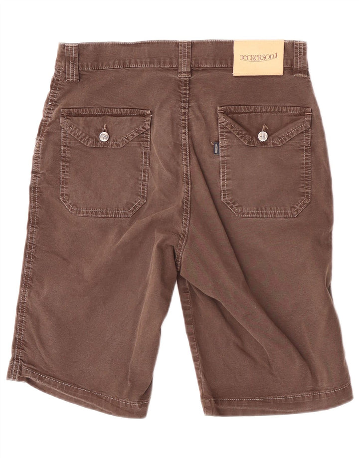 Jeckerson Herren Bermudashorts W30 mittelbraune Baumwolle