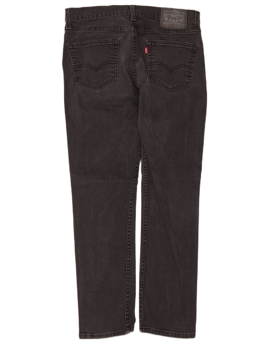 Levi's Herren 511 Slim Tapered Jeans W34 L30 Schwarze Baumwolle