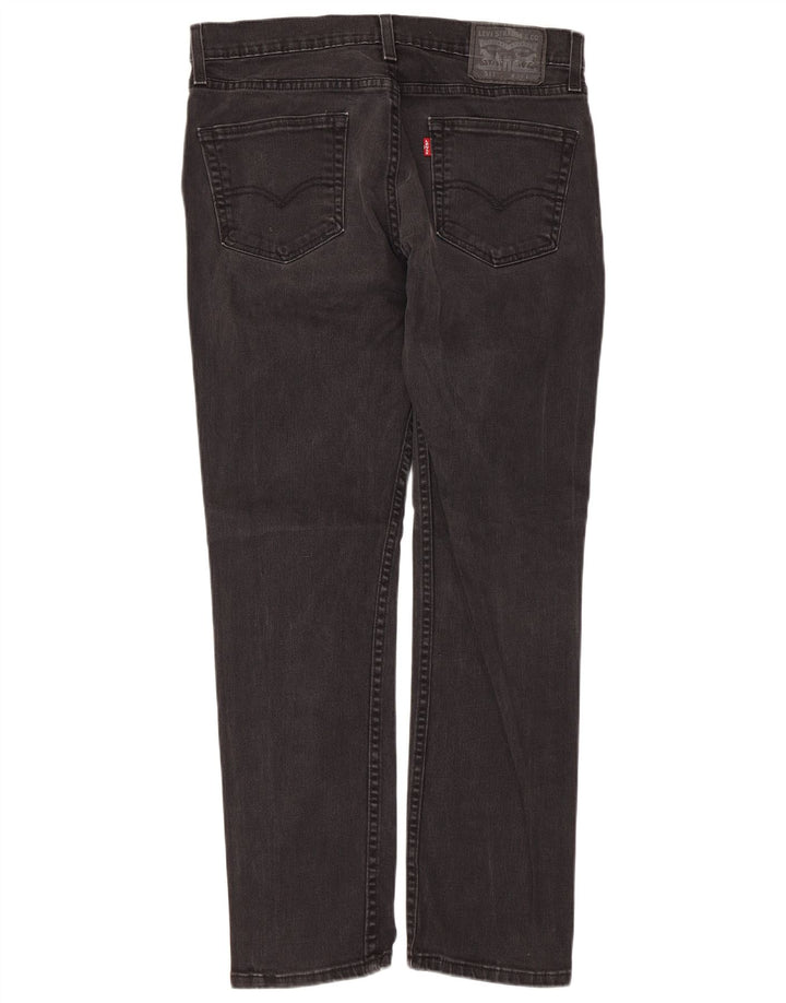 Levi's Herren 511 Slim Tapered Jeans W34 L30 Schwarze Baumwolle