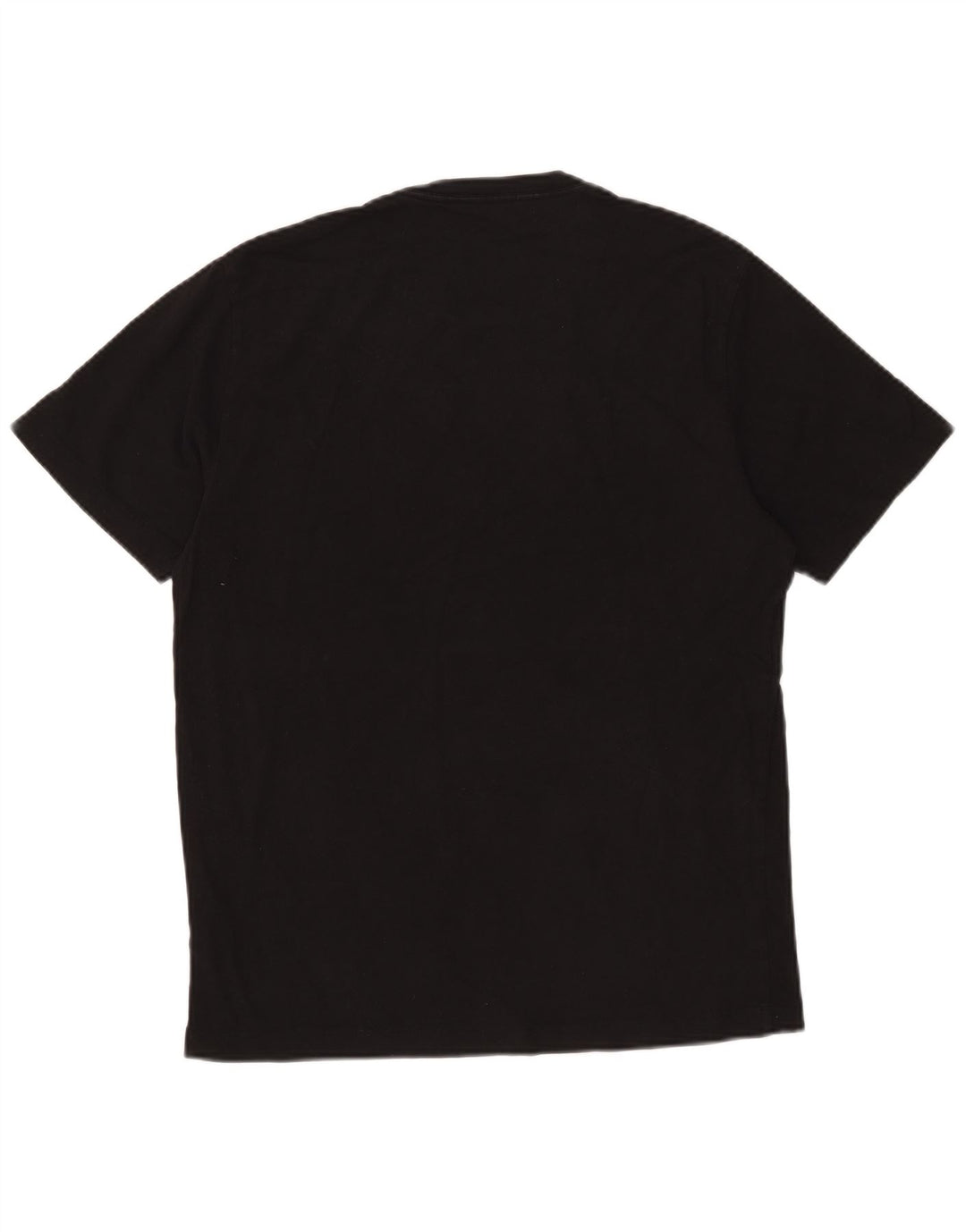 True Religion Herren-Grafik-T-Shirt-Oberteil aus mittelschwarzer Baumwolle