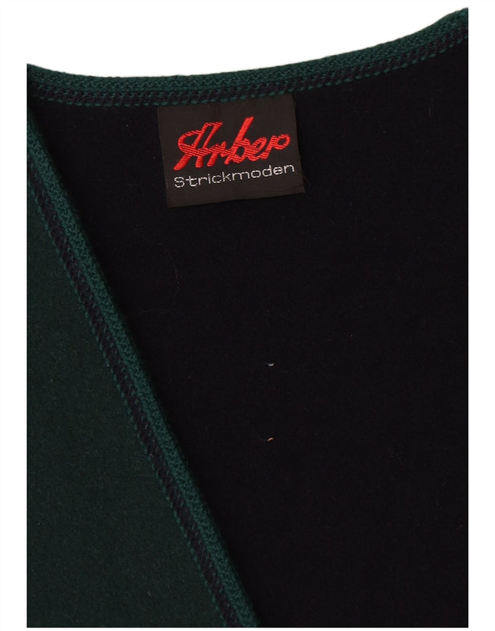 Arber Strickmoden Damen Weste UK 18 XL Grüne Wolle