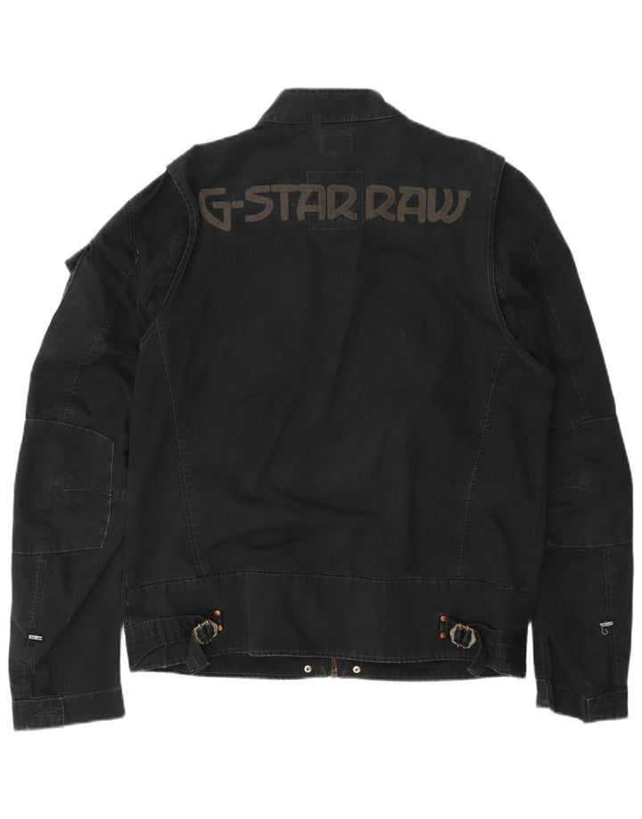 G-Star Herren Graphic Utility Jacke UK 42 XL Marineblau Baumwolle