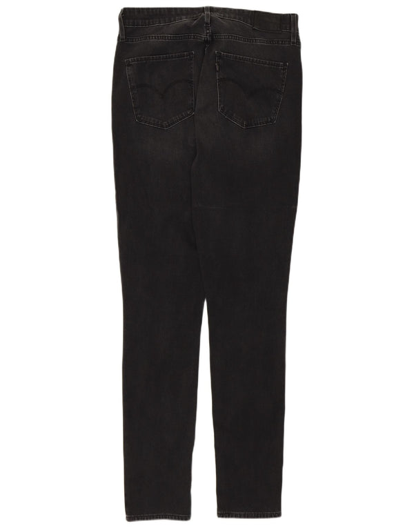 Levi's Damen 721 High Rise Skinny Jeans W30 L30 Graue Baumwolle