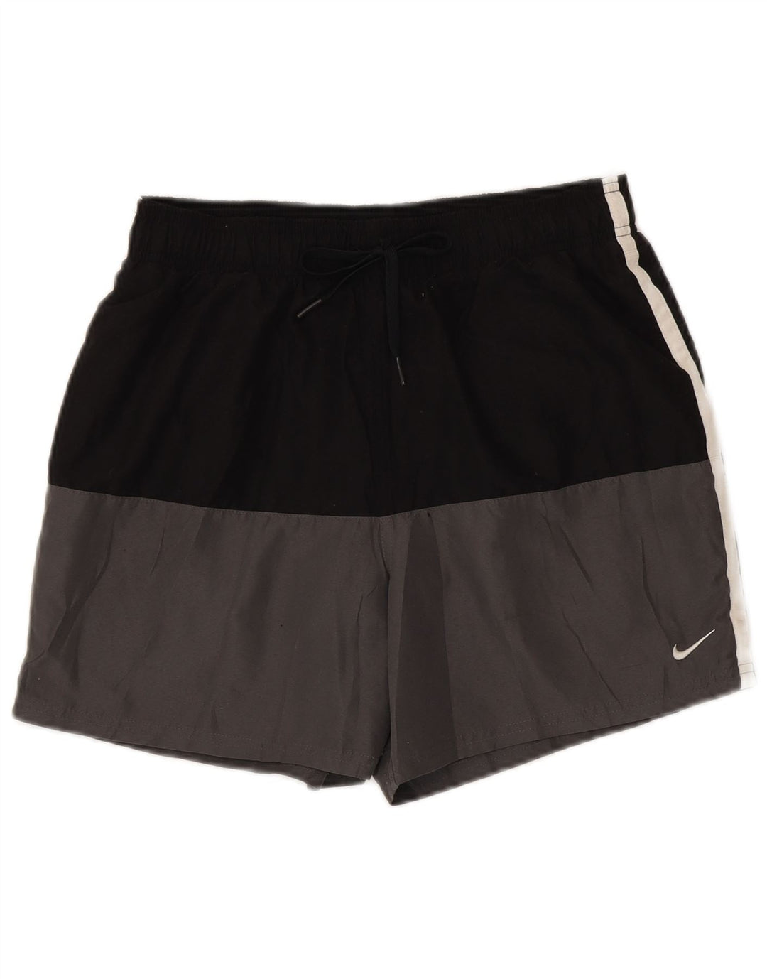 Nike Herren-Sportshorts, mittelgroß, Schwarz, Farbblock
