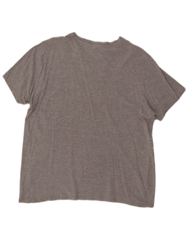 CHAMPION Grafik-T-Shirt-Oberteil für Damen, UK 22 3XL, grau gefleckte Baumwolle