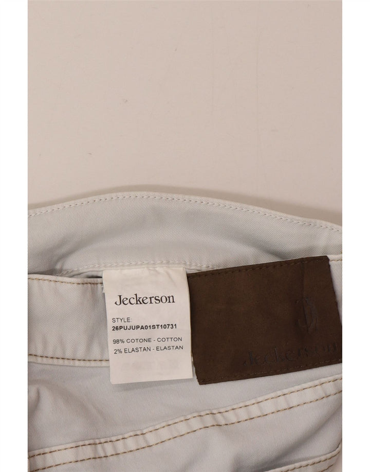 Jeckerson Herren Straight Jeans W33 L34 Blaue Baumwolle