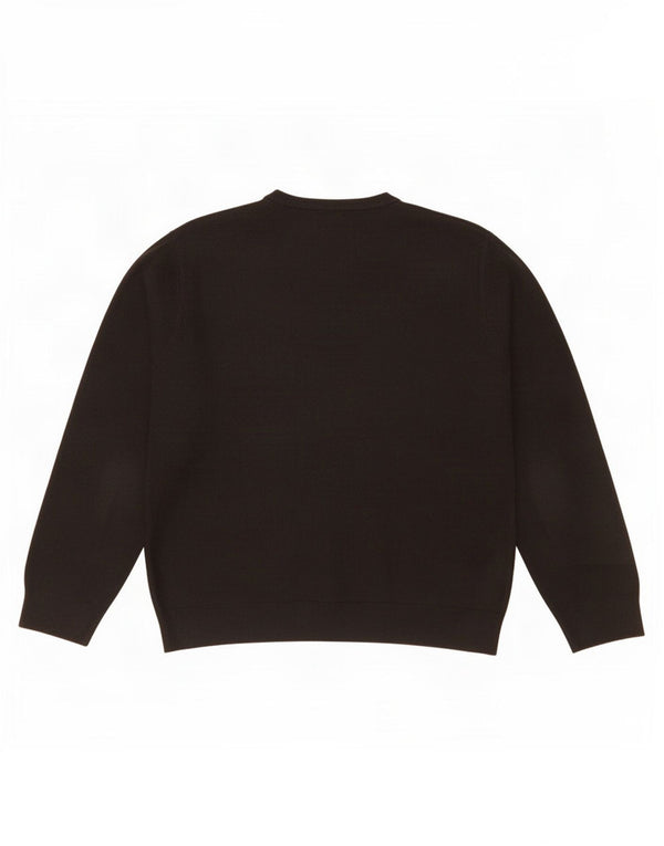 Marks & Spencer Herren Blue Harbor V-Ausschnitt Pullover Pullover XL Schwarz Acryl
