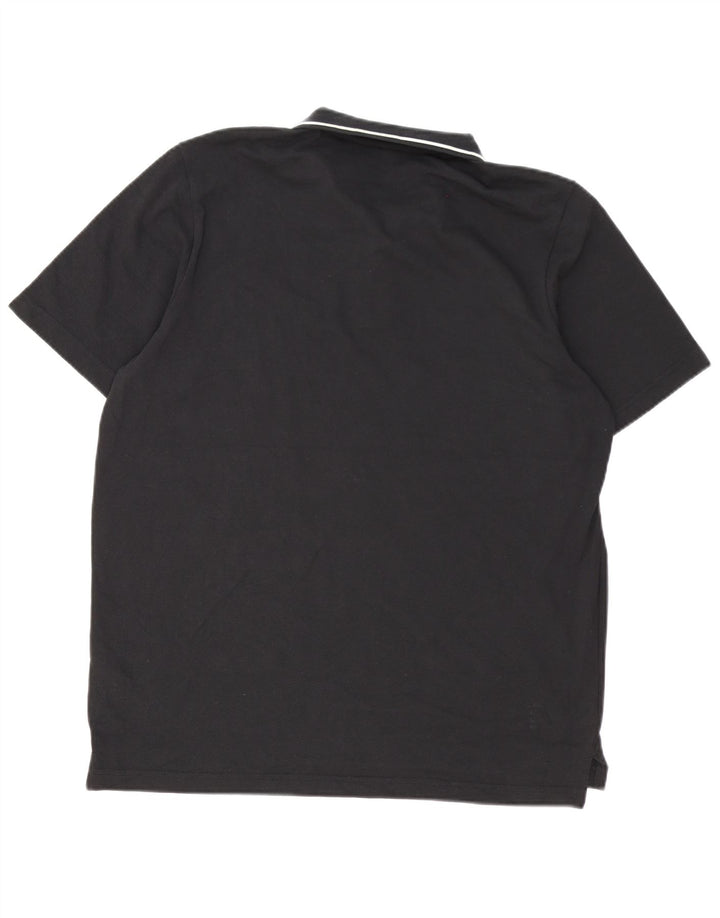 Adidas Herren Poloshirt Große schwarze Baumwolle