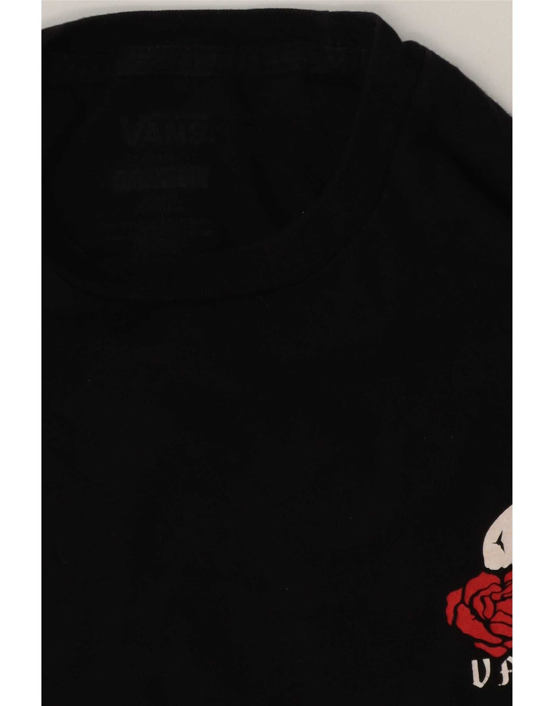 Vans Herren-T-Shirt mit Grafik, Größe L, Schwarz, Baumwolle